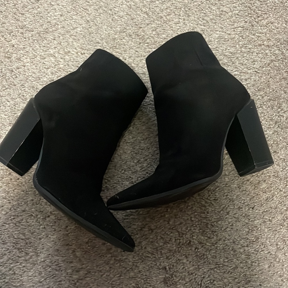 Black Heeled Booties